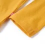 Langarm-Kinder-T-Shirt dunkel ocker 128 von vidaXL, Kinder-T-Shirts - Ref: Foro24-13677, Preis: 8,30 €, Rabatt: %