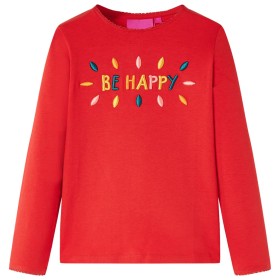 Long-sleeved red children's t-shirt size 140 by vidaXL, Kids T-shirts - Ref: Foro24-13718, Price: 8,54 €, Discount: %
