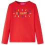 Camiseta infantil de manga larga rojo 140 de vidaXL, Camisetas para niños - Ref: Foro24-13718, Precio: 8,54 €, Descuento: %