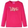 Langarm-T-Shirt für Kinder in glänzendem Pink 104 von vidaXL, Kinder-T-Shirts - Ref: Foro24-13730, Preis: 8,45 €, Rabatt: %