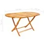 Folding garden dining set 7 pieces solid acacia wood by vidaXL, Garden sets - Ref: Foro24-44057, Price: 428,92 €, Discount: %