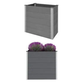 Graues WPC-Blumenbeet 100x50x91 cm von vidaXL, Töpfe und Pflanzgefäße - Ref: Foro24-43604, Preis: 294,56 €, Rabatt: %