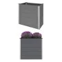 Arriate de WPC gris 100x50x91 cm de vidaXL, Maceteros y jardineras - Ref: Foro24-43604, Precio: 310,50 €, Descuento: %