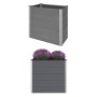 Graues WPC-Blumenbeet 100x50x91 cm von vidaXL, Töpfe und Pflanzgefäße - Ref: Foro24-43604, Preis: 319,63 €, Rabatt: %