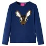 Navy blue long-sleeve children's t-shirt size 128 by vidaXL, Kids T-shirts - Ref: Foro24-14182, Price: 8,98 €, Discount: %