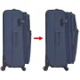 Set of 3 navy blue soft suitcases by vidaXL, Suitcases - Ref: Foro24-91317, Price: 162,01 €, Discount: %