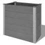 Arriate de WPC gris 100x50x91 cm de vidaXL, Maceteros y jardineras - Ref: Foro24-43604, Precio: 310,50 €, Descuento: %