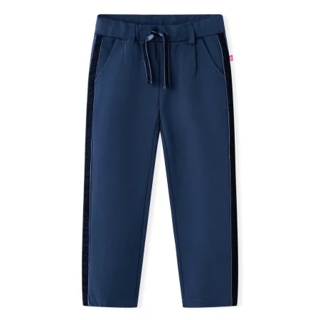 Pantalones infantiles con ribetes negros azul marino 104 de vidaXL, Pantalones de niños - Ref: Foro24-14923, Precio: 12,50 €,...