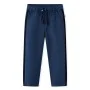 Pantalones infantiles con ribetes negros azul marino 104 de vidaXL, Pantalones de niños - Ref: Foro24-14923, Precio: 12,50 €,...