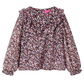 Dunkelrosa langärmeliges Kinderhemd, Größe 128. von vidaXL, Kinder-T-Shirts - Ref: Foro24-14407, Preis: 9,57 €, Rabatt: %