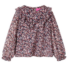 Dunkelrosa langärmeliges Kinderhemd, Größe 128. von vidaXL, Kinder-T-Shirts - Ref: Foro24-14407, Preis: 9,67 €, Rabatt: %