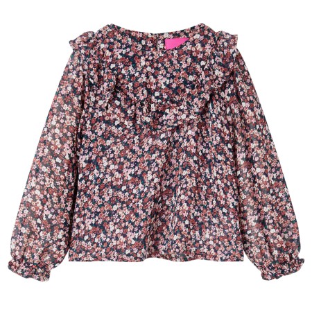 Dunkelrosa langärmeliges Kinderhemd, Größe 128. von vidaXL, Kinder-T-Shirts - Ref: Foro24-14407, Preis: 9,67 €, Rabatt: %