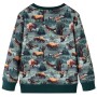 Dunkelgrünes Kinder-Sweatshirt 128 von vidaXL, Kinder-T-Shirts - Ref: Foro24-12982, Preis: 12,54 €, Rabatt: %