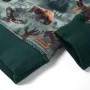 Sudadera infantil verde oscuro 128 de vidaXL, Camisetas para niños - Ref: Foro24-12982, Precio: 12,41 €, Descuento: %