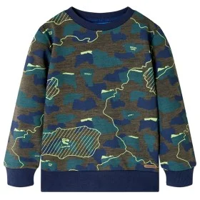 Sudadera infantil caqui oscuro mélange 128 de vidaXL, Camisetas para niños - Ref: Foro24-13242, Precio: 12,91 €, Descuento: %