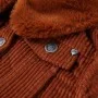 Cognac Cord Kinderjacke 128 von vidaXL, Oberbekleidung für Kinder - Ref: Foro24-13912, Preis: 13,53 €, Rabatt: %