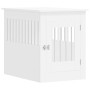 Hundekäfig aus Holzwerkstoff weiß 55x80x68 cm von vidaXL, Hundehütten - Ref: Foro24-838323, Preis: 88,73 €, Rabatt: %