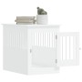 Hundekäfig aus Holzwerkstoff weiß 55x80x68 cm von vidaXL, Hundehütten - Ref: Foro24-838323, Preis: 88,73 €, Rabatt: %