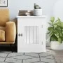 Engineered wood dog crate, white, 55x75x65 cm by vidaXL, Dog kennels - Ref: Foro24-838316, Price: 89,52 €, Discount: %