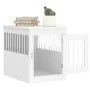 Hundekäfig aus Holzwerkstoff weiß 55x75x65 cm von vidaXL, Hundehütten - Ref: Foro24-838316, Preis: 89,52 €, Rabatt: %