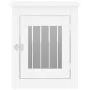 Hundekäfig aus Holzwerkstoff weiß 55x75x65 cm von vidaXL, Hundehütten - Ref: Foro24-838316, Preis: 89,52 €, Rabatt: %
