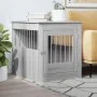 Sonoma Hundekäfig aus grauem Holzwerkstoff 64,5x80x71 cm von vidaXL, Hundehütten - Ref: Foro24-838335, Preis: 100,96 €, Rabat...