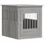 Jaula para perros madera ingeniería gris Sonoma 64,5x80x71 cm de vidaXL, Casetas para perros - Ref: Foro24-838335, Precio: 95...