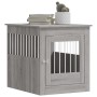 Jaula para perros madera ingeniería gris Sonoma 64,5x80x71 cm de vidaXL, Casetas para perros - Ref: Foro24-838335, Precio: 95...