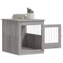Jaula para perros madera ingeniería gris Sonoma 64,5x80x71 cm de vidaXL, Casetas para perros - Ref: Foro24-838335, Precio: 95...