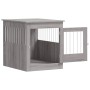 Jaula para perros madera ingeniería gris Sonoma 64,5x80x71 cm de vidaXL, Casetas para perros - Ref: Foro24-838335, Precio: 95...