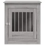 Dog crate made of gray Sonoma engineered wood, measuring 64.5x80x71 cm. by vidaXL, Dog kennels - Ref: Foro24-838335, Price: 1...