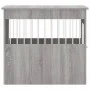 Dog crate made of gray Sonoma engineered wood, measuring 64.5x80x71 cm. by vidaXL, Dog kennels - Ref: Foro24-838335, Price: 1...