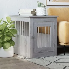 Engineered wood dog crate in Sonoma gray, 55x75x65 cm. by vidaXL, Dog kennels - Ref: Foro24-838321, Price: 93,67 €, Discount: %