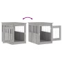 Hundekäfig aus grauem Holzwerkstoff Sonoma 55x75x65 cm von vidaXL, Hundehütten - Ref: Foro24-838321, Preis: 95,48 €, Rabatt: %