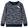 Marineblaues Kinder-Sweatshirt meliert 128 von vidaXL, Kinder-T-Shirts - Ref: Foro24-13152, Preis: 13,44 €, Rabatt: %