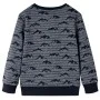 Marineblaues Kinder-Sweatshirt meliert 128 von vidaXL, Kinder-T-Shirts - Ref: Foro24-13152, Preis: 13,30 €, Rabatt: %