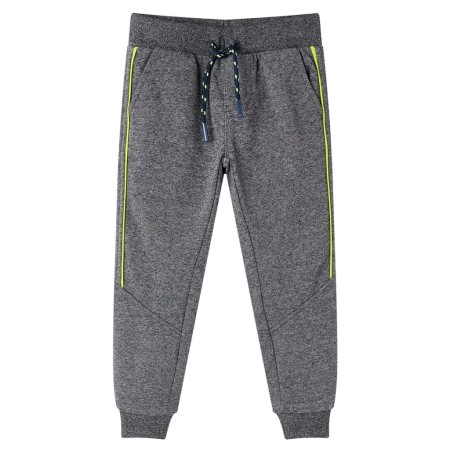 Children's gray mélange sweatpants size 128 by vidaXL, kids pants - Ref: Foro24-13282, Price: 12,51 €, Discount: %