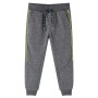 Children's gray mélange sweatpants size 128 by vidaXL, kids pants - Ref: Foro24-13282, Price: 12,51 €, Discount: %