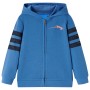 Sudadera infantil con capucha azul 140 de vidaXL, Camisetas para niños - Ref: Foro24-13403, Precio: 17,48 €, Descuento: %