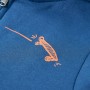 Sudadera infantil con capucha azul 140 de vidaXL, Camisetas para niños - Ref: Foro24-13403, Precio: 17,48 €, Descuento: %