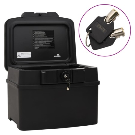 Black safe 44x37x34 cm by vidaXL, Safes - Ref: Foro24-154962, Price: 156,63 €, Discount: %
