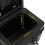 Black safe 44x37x34 cm by vidaXL, Safes - Ref: Foro24-154962, Price: 156,63 €, Discount: %
