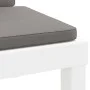 Sun lounger with white PP cushions. by vidaXL, Loungers - Ref: Foro24-364724, Price: 159,73 €, Discount: %