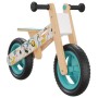 Bicicleta de equilibrio para niños estampado azul