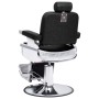 Silla de peluquería de cuero sintético negro 68x69x116 cm de vidaXL, Sillas de peluquería - Ref: Foro24-110168, Precio: 836,93 €