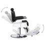 Silla de peluquería de cuero sintético negro 68x69x116 cm de vidaXL, Sillas de peluquería - Ref: Foro24-110168, Precio: 836,93 €