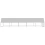 Jaula gallinero de exterior de acero galvanizado 3x10x2 m de vidaXL, Jaulas y habitáculos para animales pequeños - Ref: Foro2...