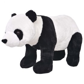 Oso panda de peluche de pie negro y blanco XXL