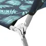 Faltbarer Liegestuhl aus Stahl und bedrucktem Blattstoff von vidaXL, Liegen - Ref: Foro24-310331, Preis: 60,79 €, Rabatt: %
