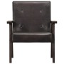 Echter grauer Ledersessel von vidaXL, Sessel - Ref: Foro24-247643, Preis: 215,30 €, Rabatt: %